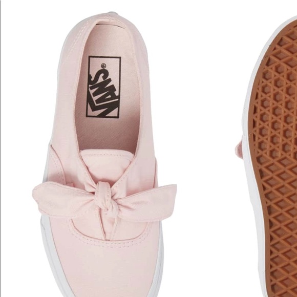 vans authentic knotted pink